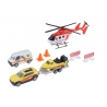 Set de joaca echipa de salvare cu elicopter, galben- Teamsterz