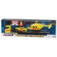 Set de joaca camion de transportat cu politie si elicopter- Teamsterz