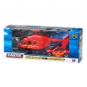 Set de joaca elicopter de salvare cu masinuta, Rosu- Teamsterz
