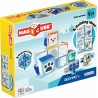 Set de constructie magnetic Geomag, Polar Animals, 8 piese
