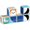 Set de constructie magnetic Geomag, Polar Animals, 8 piese