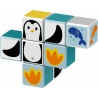 Set de constructie magnetic Geomag, Polar Animals, 8 piese