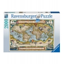 Puzzle Harta Lumii, 2000 Piese