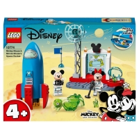LEGO Disney Mickey and Friends - Racheta spatiala a lui Mickey Mouse si Minnie Mouse 10774, 88 piese