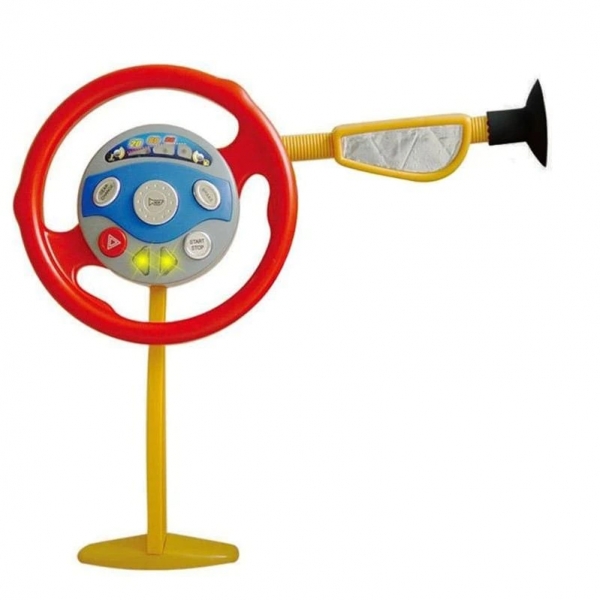 Volan electronic de jucarie cu ventuza