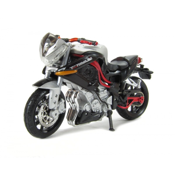 Macheta metalica Bburago 1:18 Benelli TNT Titanium