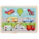 Joc puzzle din lemn cu 8 piese