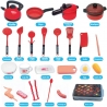 Set de joaca plita electrica cu accesorii pentru bucatarie