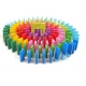 Joc distractiv din lemn Domino 120 piese