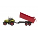 Tractor agricol cu remorca, cu lumini si sunete 25 cm