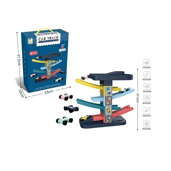 Set de joaca rampa cu masinute 21 piese