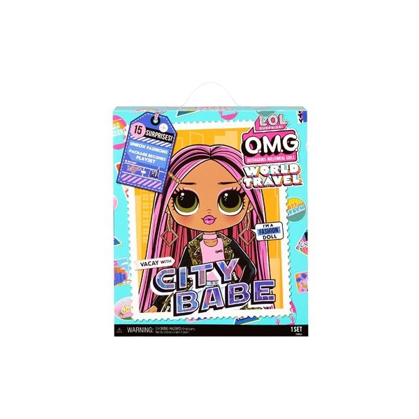 Papusa LOL Surprise OMG Travel Doll City Babe