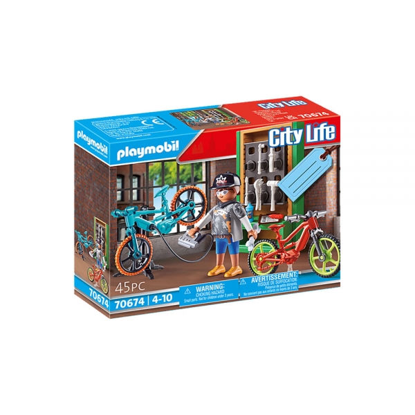 Playmobil Set Cadou Atelier De Biciclete PM70674