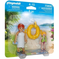 Playmobil Set 2 Figurine Mama Si Copilul La Inot PM70690