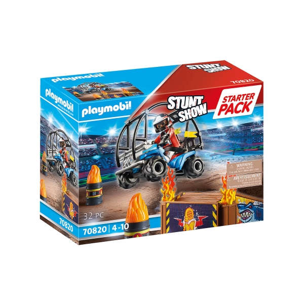 Playmobil Stunt Show - Vehicul Si Rampa De Foc PM70820