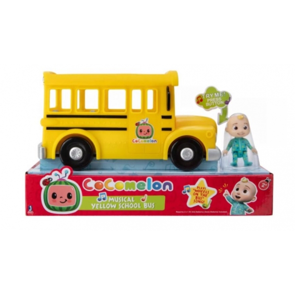 Jucarie interactiva masinuta autobuz scolar, CoComelon