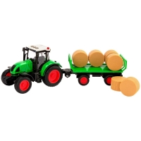 Tractor cu transportor de baloturi cu lumini si sunete