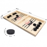 Joc distractiv Hokey Slide, Foosball, din lemn, 34 x 21.5 cm