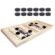 Joc distractiv Hokey Slide, Foosball, din lemn, 34 x 21.5 cm