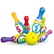 Set bowling, 8 popice colorate moi cu numere si 2 bile