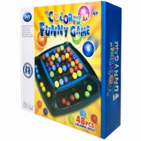 Joc de societate si concentrare cu 48 de bile colorate