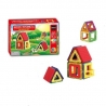 Set de constructie magnetic Casute 14 piese