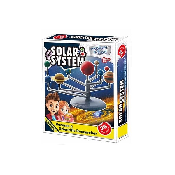 Set stiintific Explore&Find Sistemul Solar cu 25 de accesorii
