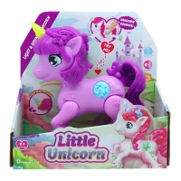 Jucarie interactiva Unicorn Junior cu lumini si sunete, Violet
