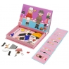 Joc magnetic de constructie Dress Up, 50 de piese