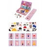 Joc magnetic de constructie Dress Up, 50 de piese