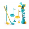 Set de joaca pentru copii Golf din plastic cu 2 bile si 3 crose