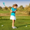 Set de joaca pentru copii Golf din plastic cu 2 bile si 3 crose