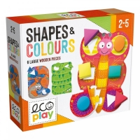 Puzzle Headu Ecoplay - Sa potrivim formele si culorile