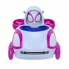 Figurina Spidey Amazing Friends cu masinuta, Little Vehicle, Ghost Spider