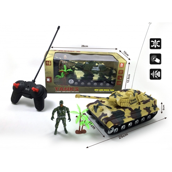 Jucarie interactiva tanc militar de lupta cu telecomanda