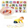 Puzzle de indemnare din lemn Alfabet