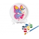 Set de pictura Plaster Painting cu 6 culori-Fluture