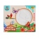Set de pictura Plaster Painting cu 6 culori-Fluture