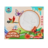 Set de pictura Plaster Painting cu 6 culori-Fluture
