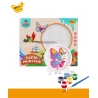 Set de pictura Plaster Painting cu 6 culori-Fluture