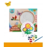 Set de pictura Plaster Painting cu 6 culori- Flori