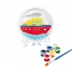 Set de pictura Plaster Painting cu 6 culori- Barca