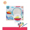 Set de pictura Plaster Painting cu 6 culori- Barca