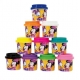 Set 10 borcanase cu plastilina Minnie