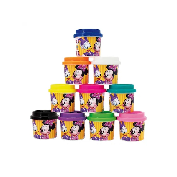 Set 10 borcanase cu plastilina Minnie