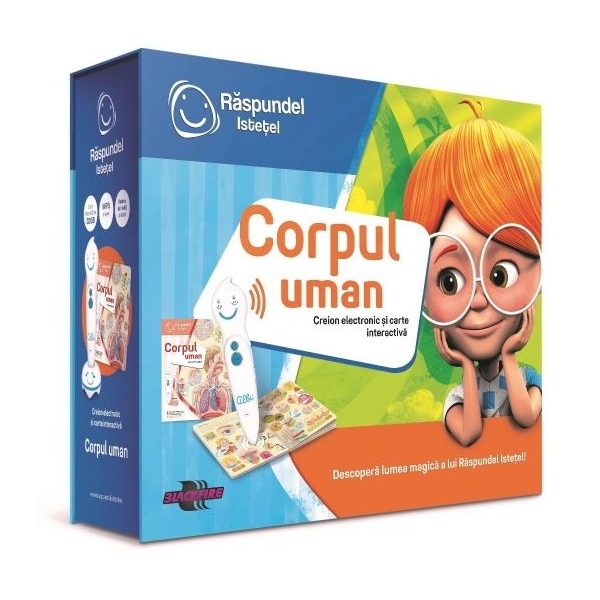 Raspundel Istetel - Set carte Corpul uman si Creion