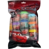 Set de 10 borcanase de plastilina Cars