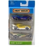 Set de 3 masinute metalice