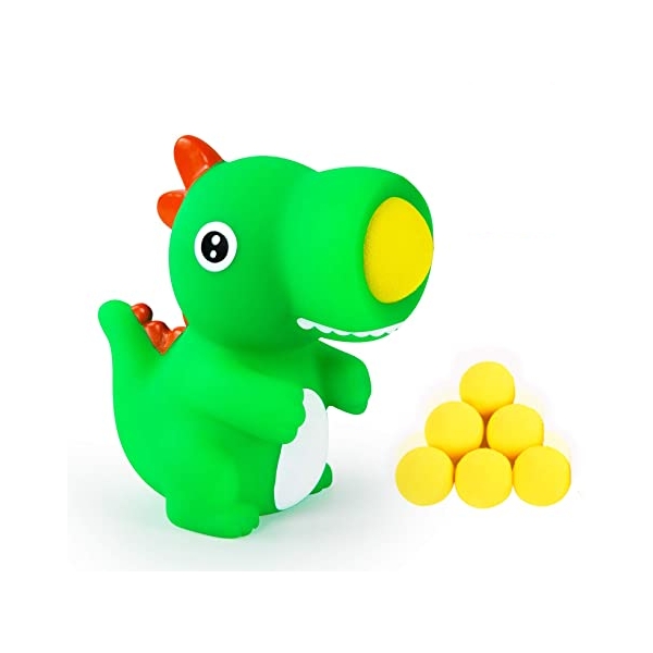 Jucarie lansatoare cu 2 bile, Dinozaur