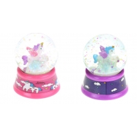 Glob decorativ cu unicorn colorat cu glitter, Diverse modele
